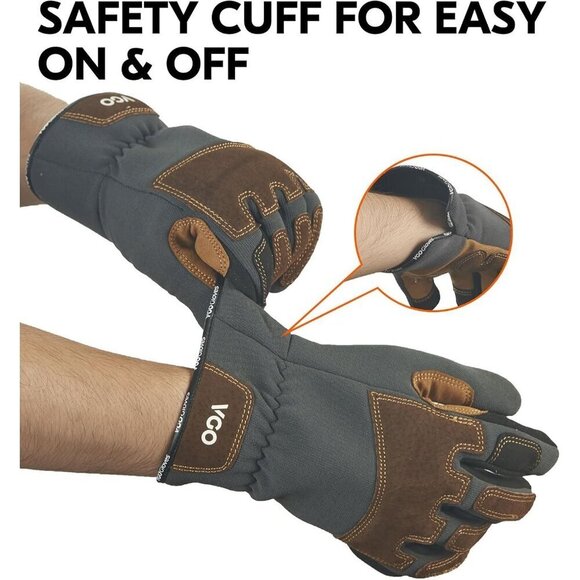 Gardening Gloves  Safety Work Gloves Puncture-proof Thornproof For Men's - Picture 5 of 6
